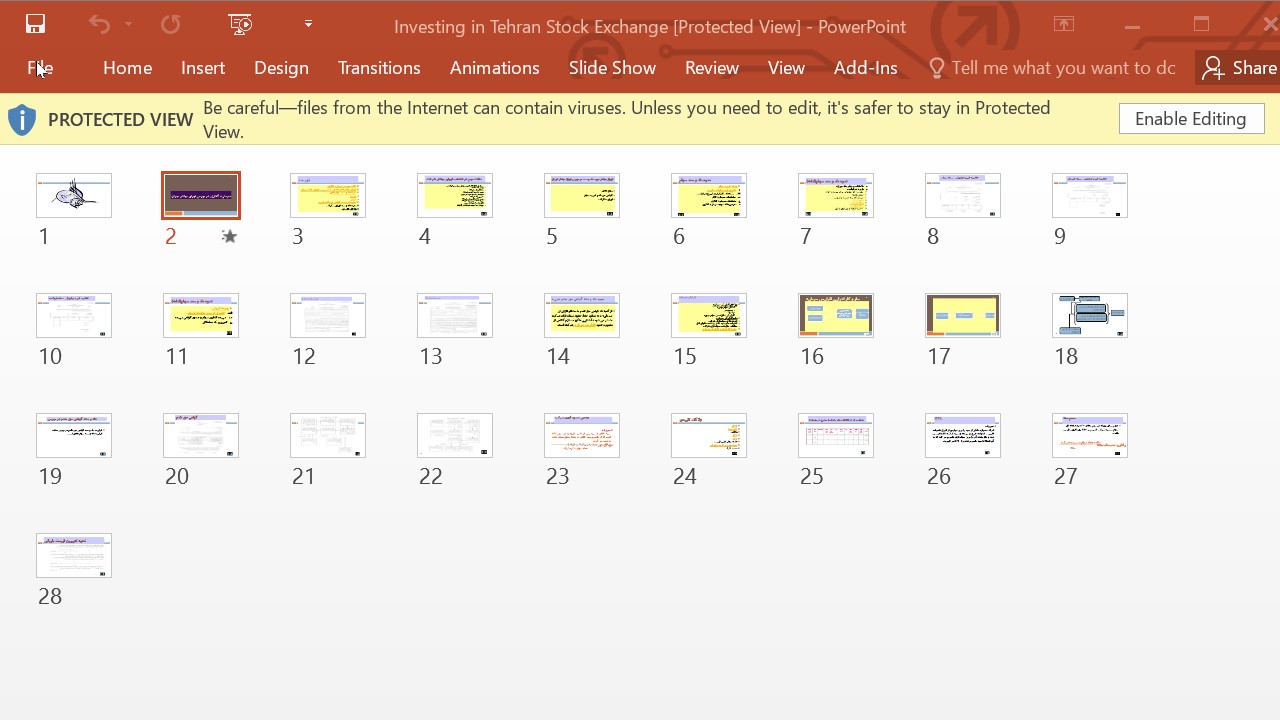 خرید و دانلود پاورپوینت سرمایه گذاری در بورس اوراق بهادار تهران