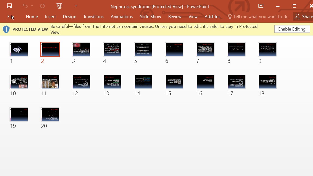 خرید و دانلود پاورپوینت سندرم نفروتیک